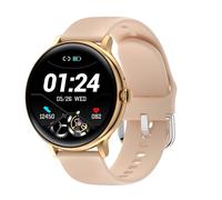 Montre Connectée Pas Cher Bluetooth 5.0, Ecran Tft 1.28', Rappel Cycle Menstruel Or Rose Yonis