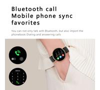 Montre Connectée Pas Cher Bluetooth 5.0, Ecran Tft 1.28', Rappel Cycle Menstruel Or Yonis