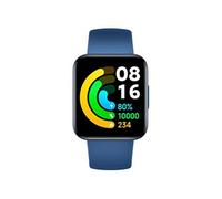 Montre Connectée POCO M2131W1 Android 1.6" Moniteur de Fréquence Cardiaque Résistance à l'Eau Bleu