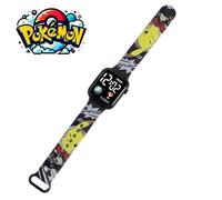 Montre connectée Pokémon Pikachu - Écran LED, podomètre, design coloré, bracelet confortable