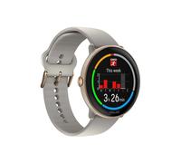 Polar Montre connectée Ignite 3 – GPS, suivi cardiaque et d'activité – Greige/Gold S-L