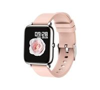 Montre Connectée Popglory P22 Android iOS 1.4 Etanche IP67 Rappel Téléphonique Lecteur de Musique Rose