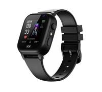 Montre connectée pour adulte (noire), téléphone, localisation, SOS, caméra, chat vocal, carte SIM, lampe de poche,