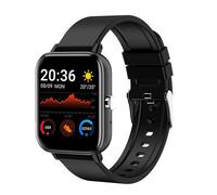 Montre connectée pour Android et iOS avec écran tactile de 1,4"", moniteur d'activité physique, de fréquence cardiaque et de