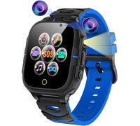 Montre Connectée Pour Enfant Avec Sos Appel, 24 Jeux Éducatifs, Téléphone, Réveil, Caméra, Musique - Cadeau Vacances 3-12 Ans Garçon Fille