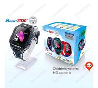 Montre Connectée Pour Enfants,Appels Vidéo,Chat Vocal,Gps,Localisation Sos,Moniteur Arrière,Étanche,8 Jeux De Puzzle,Mode Silencieux.Black.