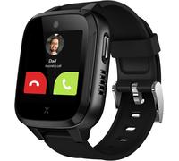 Montre connectée pour Enfants (avec SIM) ¿ 4G, Appels, Messages, Mode école, Fonction SOS, localisation GPS, Appareil Photo, podomètre - incluant 3 Mois d'abonnement Gratuit (Noir)