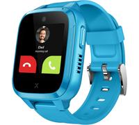 Montre connectée pour Enfants (avec SIM) ¿ 4G, Appels, Messages, Mode école, Fonction SOS, localisation GPS, Appareil Photo, podomètre - incluant 3 Mois d'abonnement Gratuit (Bleu)