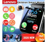 Montre connectée pour enfants Lenovo 2026, nouvelle, 4G, GPS, étanche, avec carte SIM, appel, caméra, mini montre électronique, cadeau Purple