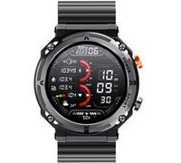 Montre connectée pour extérieur C21Pro Bluetooth avec appel bracelet en acier noir 01