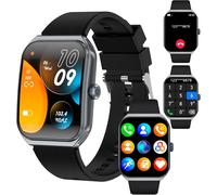 Montre Connectée Pour Homme Et Femme Avec Fonction Téléphone Bluetooth, Écran Tactile Hd 1,95"", Podomètre, Moniteur De Sommeil, Tracker De Fitness, Étanche Ip68, Pour Ios Et Androi[MON8301479]