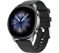Montre Connectée Pour Homme Et Femme Motif 6c 1,30"" 320 X 320 Px Bluetooth 5.3 Contrôle De La Musique Podomètre Moniteur De Fréquence Cardiaque Etc. Ip68 100 Modes Sport Gris