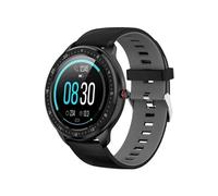 Montre Connectée CHRONUS pour Homme Femmes Enfants avec Etanche IP68 Cardiofrequencemetre Podometre Chronometre Réveil pour iPhone Huawei Samsung Xiaomi Sony-Gris G