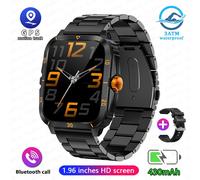 Montre Connectée Pour Hommes,Étanche 3atm,Batterie 2024 Mah,Sport,Fitness,Appel Bluetooth,Application Intelligente: Da Fit,430 - Type Black Steel Belt