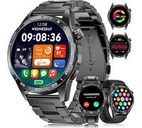 Montre Connectée Pour Hommes Militaire Avec 3 Bracelets, Étanche Ip68, Fonction D'appel, 100+ Sport Mode, 400mah Batterie Longue Durée Fréquence Cardiaque/Podomètre Android Ios Sma[Bra574147]