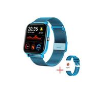 Montre connectée pour les hommes et les femmes, étanche, avec Bluetooth, appel, moniteur d'activité physique, écran tactile LED, pour les téléphones