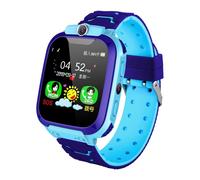Montre Connectée Q12b Pour Enfants,Écran Tactile 1.54 "",Positionnement Des Appels,Localisateur À Distance,Horloge Photo,Ios,Android - Type Blue