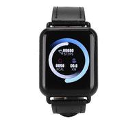 Montre connectée Q3 exquise avec écran couleur TFT LCD 1,3 pouces, bracelet multifonction, noir