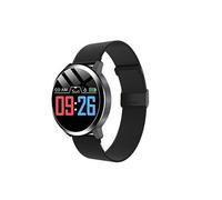 Montre Connectée Q8 IP67 Etanche Fitness Tracker-Noir-Chronus