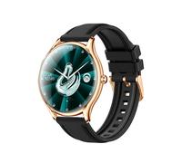 Montre connectée QS36 au design 3D fin, jusqu'à 5 heures d'autonomie (noir)