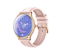 Montre connectée QS36 au design 3D fin offrant jusqu'à 5 heures d'autonomie (rose)