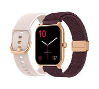 Montre connectée ECHO Rainbow ProS OrRose Silicone+BordeauNylo
