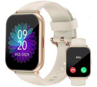 Montre connectée rectangulaire lumière stellaire - RUIMEN - Écran AMOLED 1 83"" - Appels Bluetooth - 113 modes sportifs