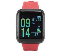Montre connectée Red Fitness avec suivi du sommeil, batterie de 150 mAh, étanche IP65