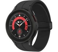Samsung Galaxy Watch5 Pro - 45 mm - titane noir - Montre connectée avec bracelet sport - affichage 1.4" - 16 Go - LTE, NFC, Wi-Fi, Bluetooth - 4G - 46.5 g