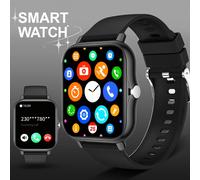 [Montre connectée, sans fil] Montre connectée sans fil pour hommes et femmes, écran tactile complet de 1,83 pouces, numérotation/réponse aux appels, podomètre Purple