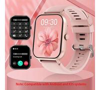 Montre connectée SENBONO pour femmes, appel sans fil (répondre/passer un appel), moniteur de fréquence cardiaque, rappel de période menstruelle, étanche IP68, montre connectée sport pour le suivi de l