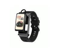 Montre Connectée Silicone 1.57' IP67 Bluetooth Appels Musique Santé Noir