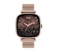 ICE-WATCH - Ice Smart 2.0 Rose-Gold Milanese - Montre connectée carrée Rose-Gold pour Femme avec Bracelet en Acier Inoxydable - 025233 (1.70 Pouces)