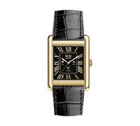 ICE-WATCH - Ice Smart TKS 2.0 Gold Black Croco - Montre connectée dorée pour Femme avec Bracelet en Cuir - 025285 (1,41 Pouces)