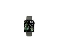 Montre connectée Smartee Duo 2 avec bracelet extra, écran AMOLED 1,78", batterie 7 jours - Noir/Vert