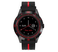 Montre Connectée Smartwatch 1.3' Tft Bluetooth Suivi Santé Et Sport Multilingue Rouge Yonis