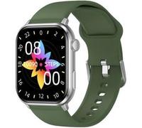 Montre connectée mixte SW043F avec bracelet en silicone vert Vert