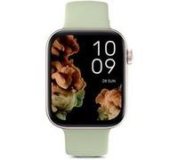 Montre connectée SPC Smartee Duo 2 avec bracelet extra, écran AMOLED 1,78”, batterie 7 jours - Beige/Vert G