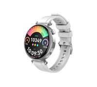 Montre Connectée Sport avec Écran AMOLED et Suivi Précis Étanche IP68 XO Argent