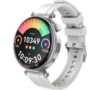 Montre Connectée Sport avec Écran AMOLED et Suivi Précis Étanche IP68 XO Argent G