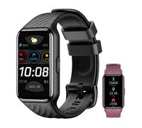 Montre Connectée Sport- Blackview - 2 Bracelets - Compatible avec Android iOS Huawei Xiaomi Samsung - Noir
