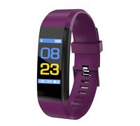 Montre Connectée Sport iOs Android Réveil Podomètre Cardio Bluetooth SMS Violet YONIS