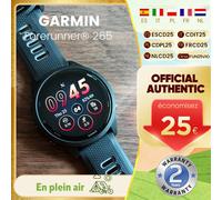 Montre connectée sportive Garmin Forerunner 265 avec GPS, écran AMOLED de 1,3 pouce Black