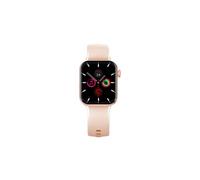 Bigben Connected Montre connectée Square 1,8" HD Appels Bluetooth IP67 Autonomie 7 jours Or rose