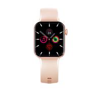 Bigben Connected Montre connectée Square 1,8" HD Appels Bluetooth IP67 Autonomie 7 jours Or rose