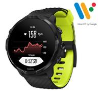 Montre Connectée Suunto 7 - Noir - montre de sport avec bracelet - silicone - citron vert - taille du poignet : 125-230 mm - Bluetooth, Wi-Fi, NFC - 70 g