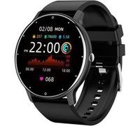 Montre connectée Tactile Écran rond HD Bracelet en silicone North Edge Noir