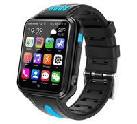 Montre Connectée Téléphone 4G avec Carte SIM GPS et Suivi en Temps Réel Bleu YONIS