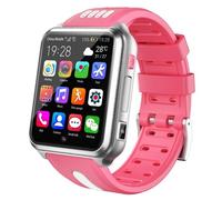 Montre Connectée Téléphone 4G avec Carte SIM GPS et Suivi en Temps Réel Rose YONIS