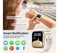 Montre Connectée, Tracker D'activité Physique 2,0"", Fréquence Cardiaque/Podomètre/Calories, Plus De 100 Modes Sportifs, Montre De Fitness Étanche Pour Femmes Et Hommes Pour Android Ios